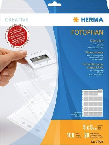 Herma Diahüllen Transparent 5 x 5 cm - Bild 1