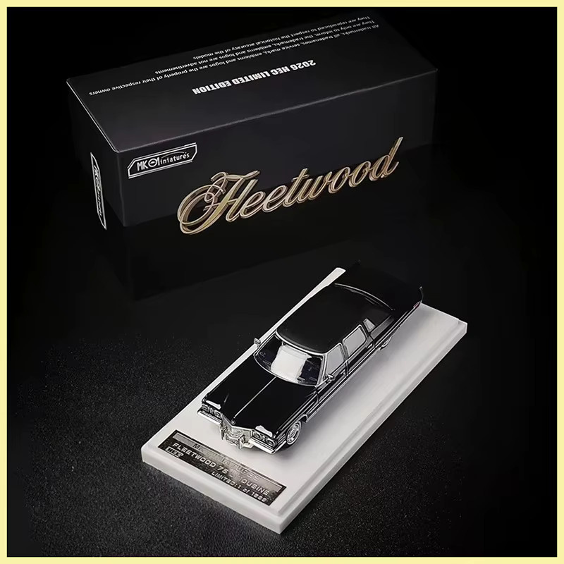 WELLY Cadi Fleetwood 75, Automodell, 1:64 Maßstab, Metall, Schwarz - Bild 6