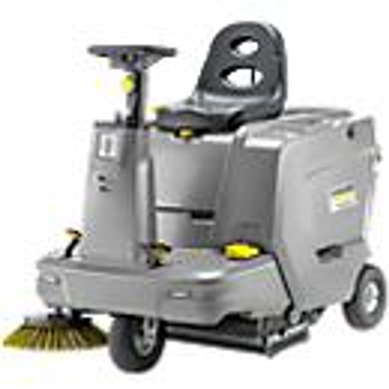 Kärcher Kehrmaschine KM 85/50 R Bp Pack mit Sitz und Batterie in Grau - Bild 2