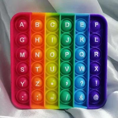 Wucifang Bags Regenbogen Pop Push Blase Fidget Spielzeug - Bild 1