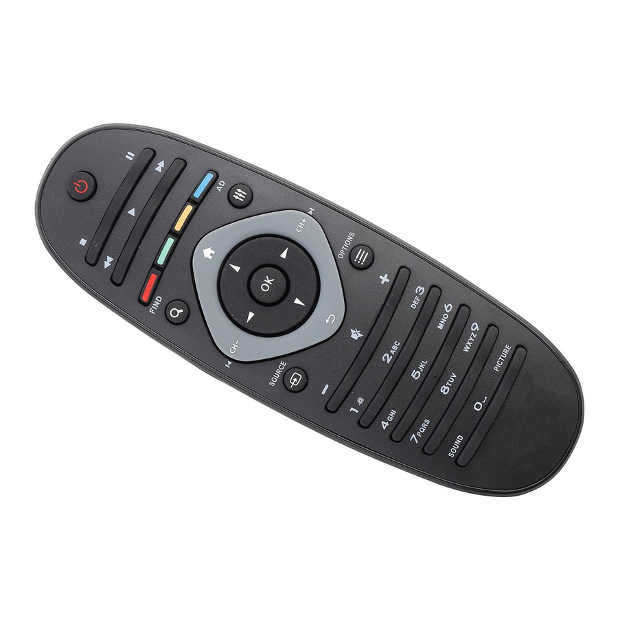 Universal-Fernbedienung für Philips TV in Weiß - Bild 2