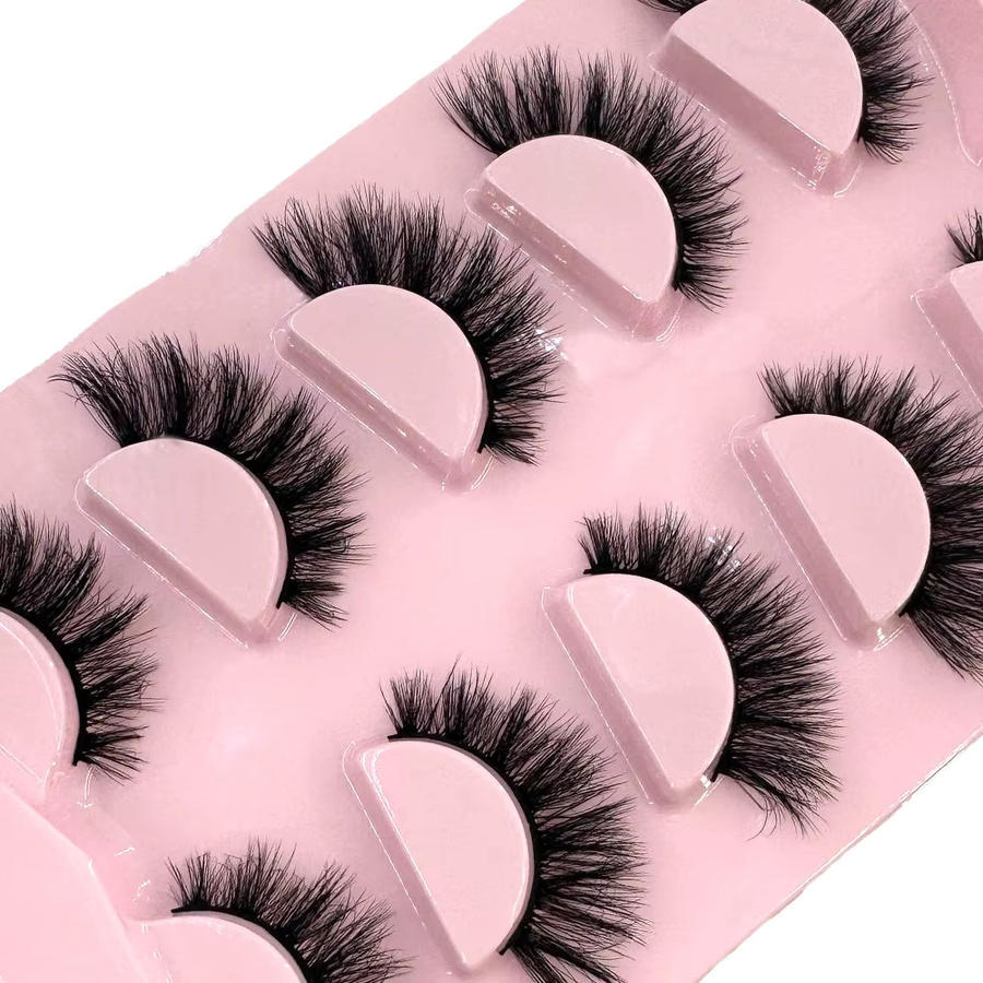 Künstliche Wimpern, 5 Paar, Black, Natürlich, Unisex - Bild 3