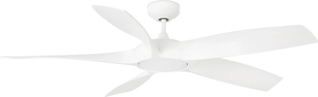 FARO Cocos Energiespar Deckenventilator mit LED Beleuchtung und Fernbedienung, Weiß, Durchmesser: 137 cm - Bild 1