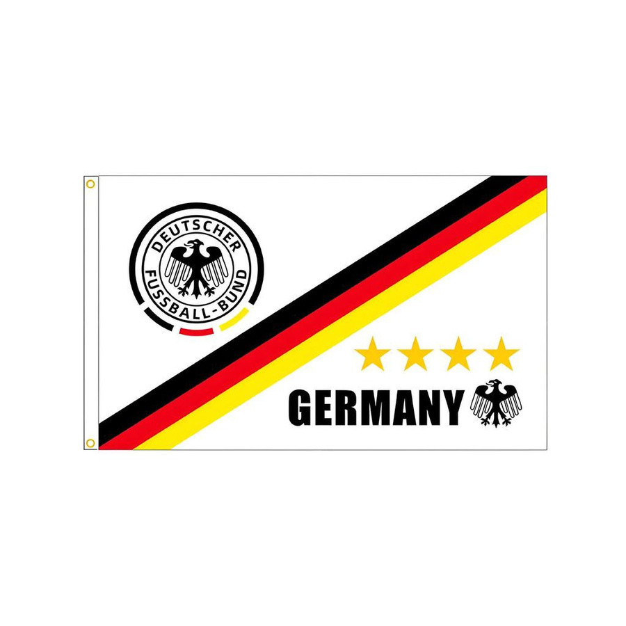 LarchNook Fußballmannschaftsflagge aus Polyester in Multicolour, Breite: 20,9 cm, Höhe: 150 cm - Bild 2