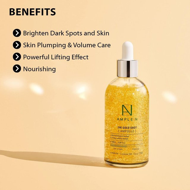 AMPLE:N 24K Gold Shot Ampulle Serum, 100 ml, Unisex - Bild 1