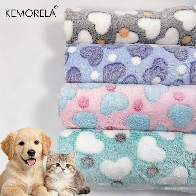 KEMORELA Haustierdecke für Hunde und Katzen, maschinenwaschbar, pink - Bild 1