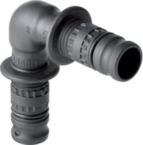 Geberit Winkel Mepla Bogen 90 Grad d= 32mm aus PVDF - Bild 1