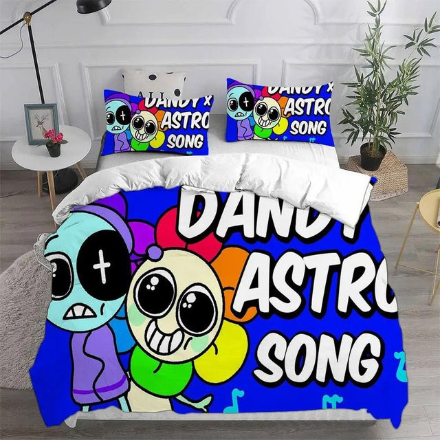 Dandy'S World Bettwäsche-Set multicolor, 3-teiliges Set bestehend aus Bettbezug und Kissenbezug, B/H: 150 x 200 cm - Bild 1