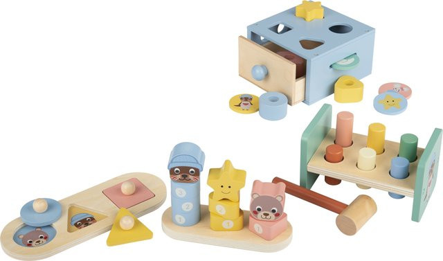 LUPILU Holz Spiel- und Lernboxen Mehrfarbig - Bild 1