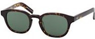 MESSYWEEKEND AKI MW Sonnenbrille, quadratisch, Vollrand, Kunststoff, Unisex, brown green - Bild 1