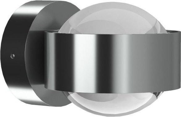 Top Light Puk Mini LED-Wandleuchte in Chrom Matt mit warmweißem Licht (2700K) - Bild 1