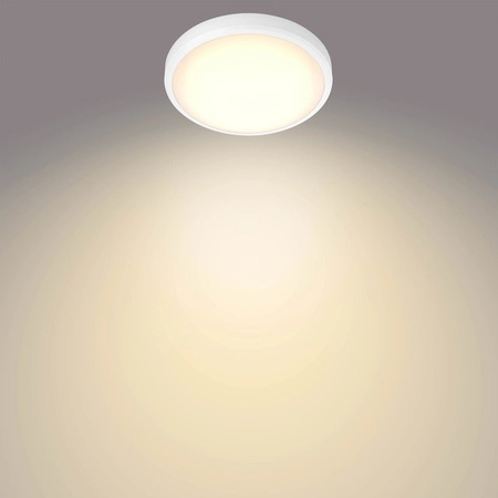 Philips LED-Deckenleuchte Balance in Weiß mit 1600 Lumen und 2700 K Warmweiß IP44