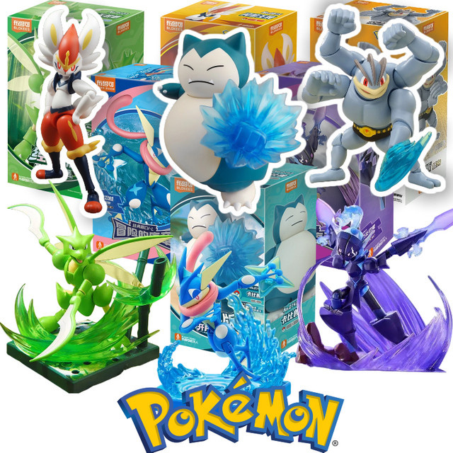 BLOKEES Pokemon Actionfigur, Zusammengebautes Anime-Modell - Bild 1