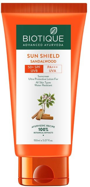 Biotique Bio Sandelholz Sonnenlotion SPF 50+, 150 ml, Unisex - Bild 1