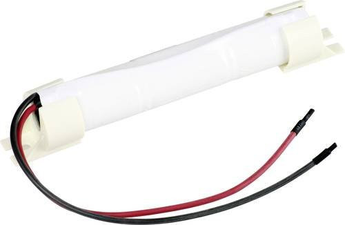 Mexcel Inline Halter F1x3 Akkupack mit 3x Baby C Kabel, Flat-Top NiCd 3.6V 2500 mAh, Farbe Weiß - Bild 1