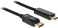 Delock DisplayPort auf HDMI Anschlusskabel Schwarz 2m - Bild 1