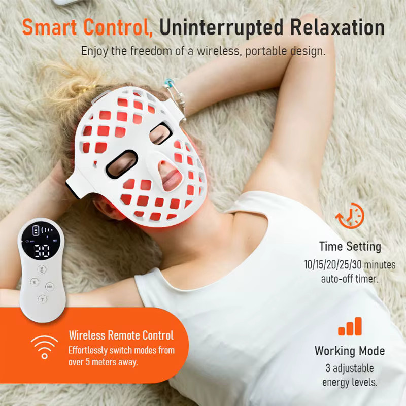 UBilli LED-Gesichtsmaske zur Anti-Aging-Hautverjüngung, Unisex, Reife Haut - Bild 2