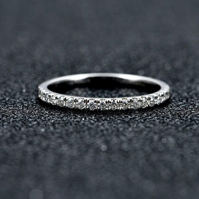 Allbestart Ring 925 Silber, Diamant, Schwarz, Damen - Bild 1