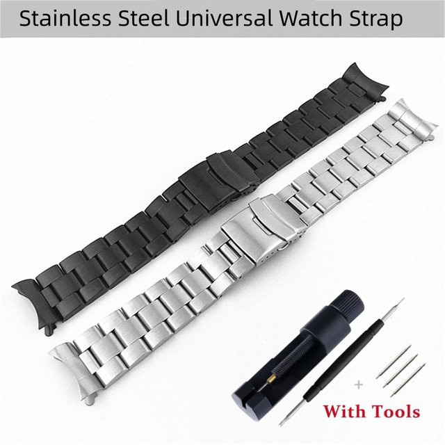 Aotelayer Uhrenarmband Edelstahl, 20mm 22mm, Unisex - Bild 1