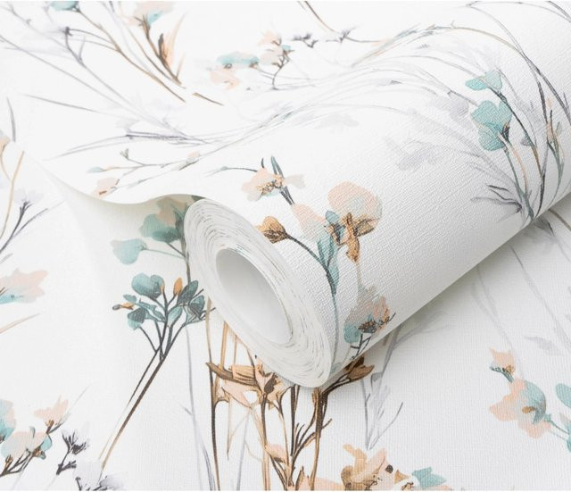 Erismann Vliestapete Forest Dreams Bright Meadow in Hellgrün und Mehrfarbig, Motiv Natur und Florale Muster, FSC-zertifiziert, Breite: 53 cm, Länge: 10,05 m - Bild 1