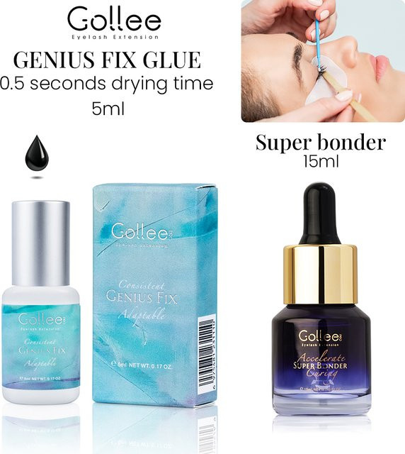 Gollee Wimpernkleber, wasserfest, latexfrei, Unisex - Bild 1