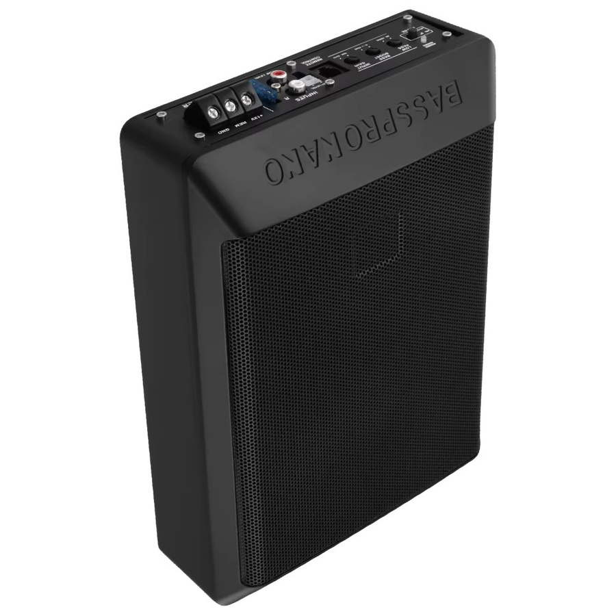 Podofo Aktiv-Subwoofer für unter den Autositz mit Verstärker-Kit und Audiokabel, Schwarz - Bild 5