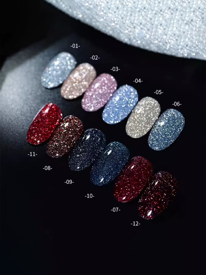 ZH Gel-Nagellack, Super Reflektierend, verschiedene Farben - Bild 2