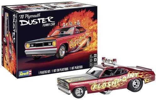 Revell 70 Plymouth Duster Funny Car, Automodell Bausatz, 1:24 - Bild 1