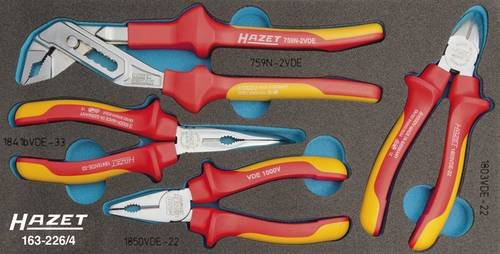 Hazet VDE Zangen-Set 163-226/4, 4-teilig - Bild 1