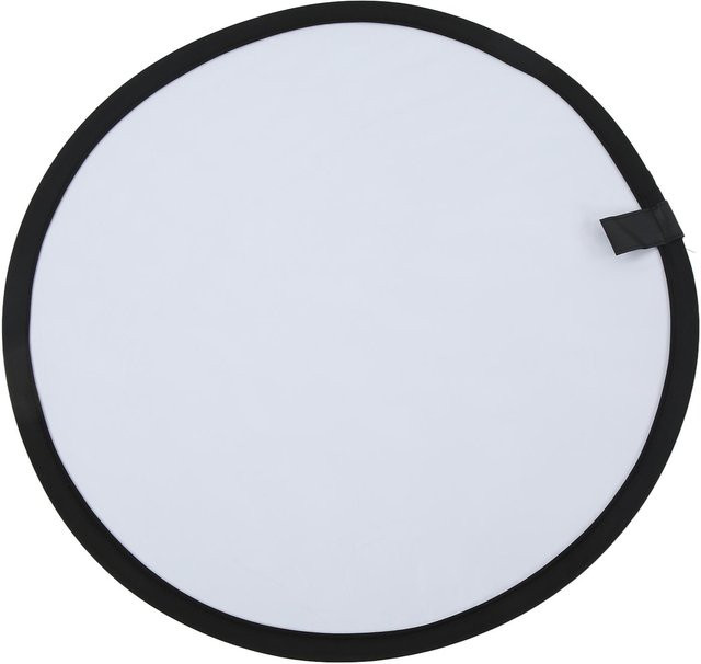 Koogeelife 2 in 1 Fotografie Beleuchtung Reflektor, tragbar und zusammenklappbar, Silber und Weiß, Durchmesser: 60 cm - Bild 1