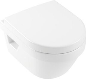 Villeroy & Boch Wand-WC Combi-Pack Architectura D-Flush Washdown in Weiß mit Soft-Close Sitz, B: 35 cm, T: 48 cm - Bild 1