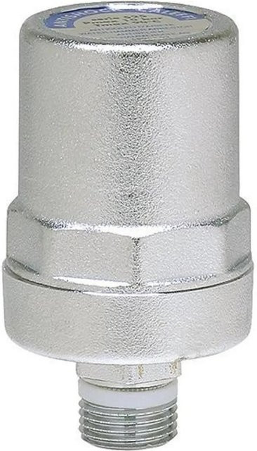 Solar+more Wasserschlagdämpfer Standard aus Messing mit Außengewinde 15,9 mm in Silber - Bild 1