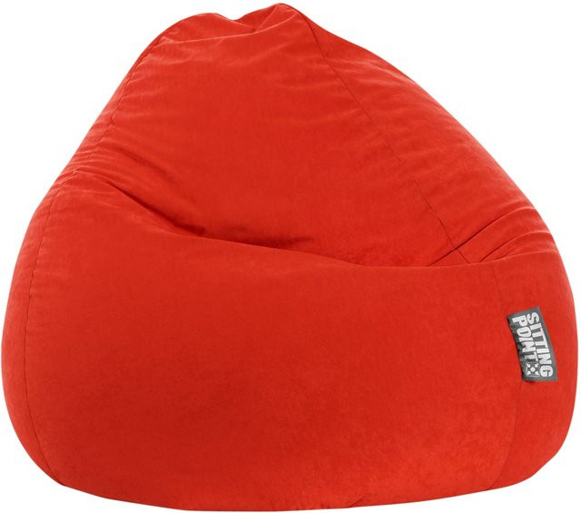 Sitting Point Sitzsack Easy XXL in Tomate Rot mit abnehmbarem Bezug - Bild 1