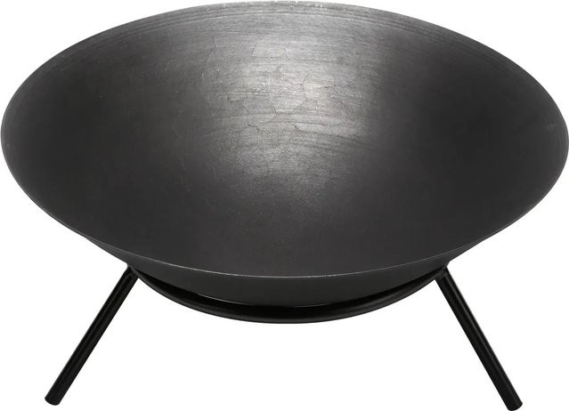 Perel Gartenkamin Feuerschale aus Gusseisen in Schwarz Durchmesser: 56 cm - Bild 1