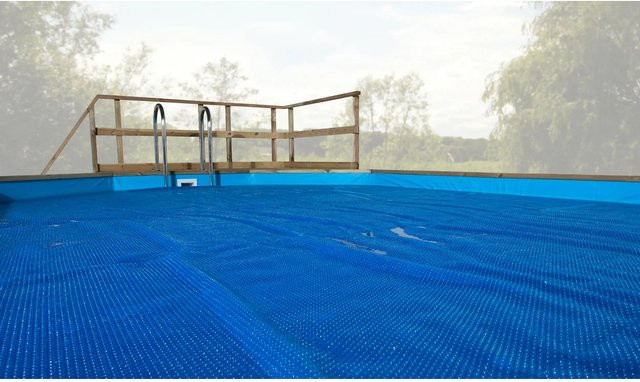 Weka UV-stabilisierte Wärmeabdeckplane aus PE-Folie in Blau, B: 400 cm x T: 540 cm - Bild 1