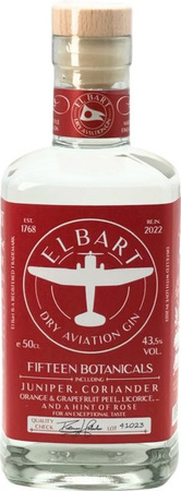 El Bart Dry Aviation Gin, Deutschland, 43,5 % Vol., 0,5 l