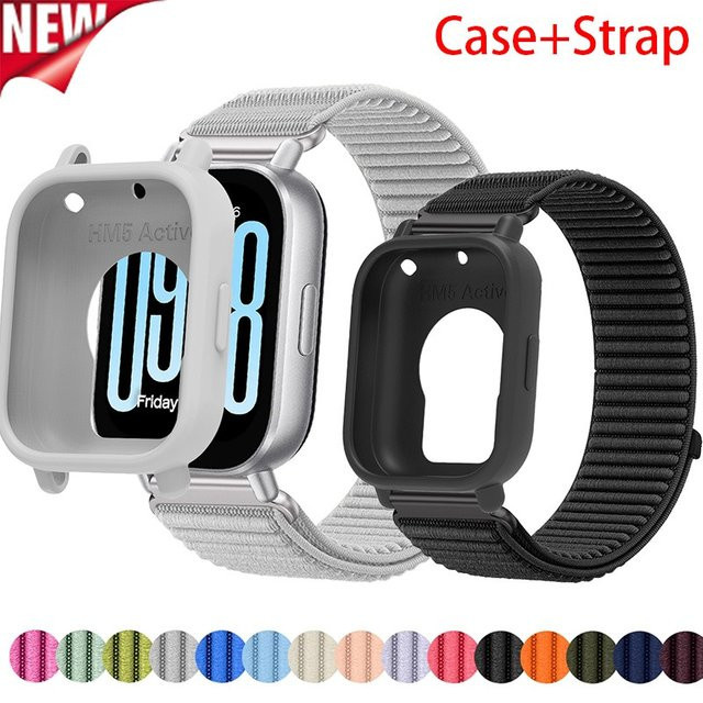 Xiaomi Uhrenarmband Nylonband, Silikonhülle, Redmi Watch 5 Active/Lite, Unisex - Bild 1