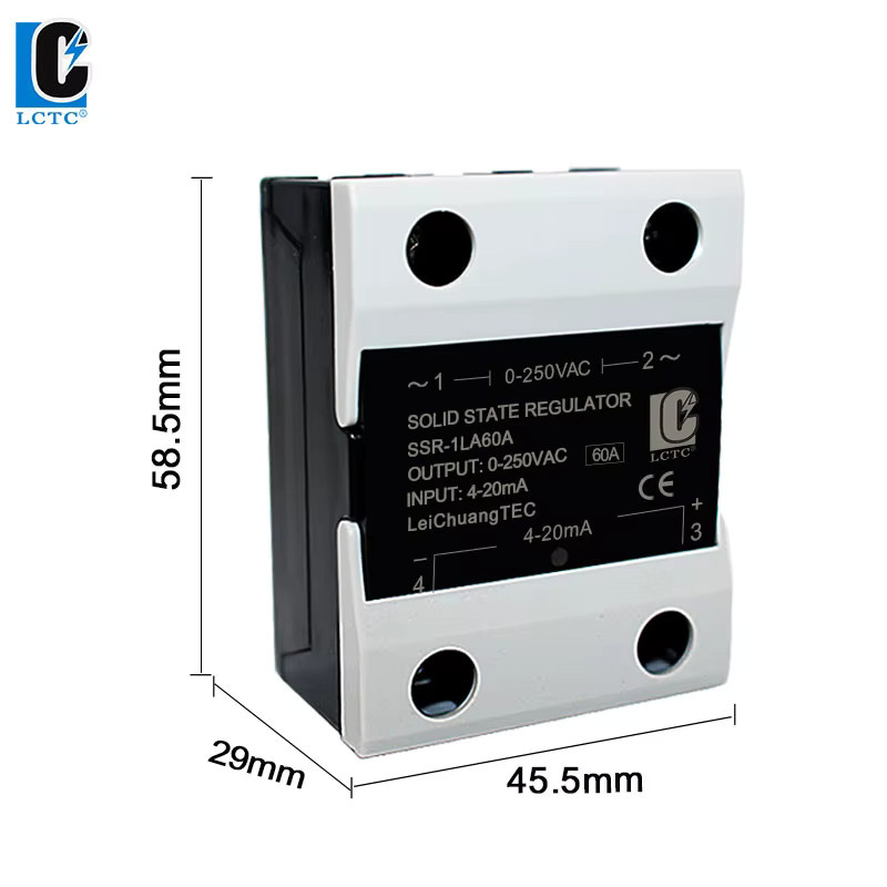 LCTC SSR Spannungsregler SCR-Halbleiterrelais zur Steuerung mit 0-10VDC, 4-20mA oder 0-5VDC - Bild 2
