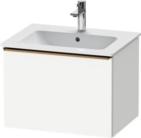 Duravit Waschtischunterschrank D-Neo, wandhängend, weiß glänzend, B/T/H: 61,0 x 46,2 x 44,0 cm - Bild 1