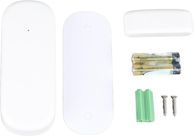 Neoglint Intelligenter Türfenster-Alarm mit Magnetischem Sensor und WiFi für Tuya Smart App, Weiß - Bild 1