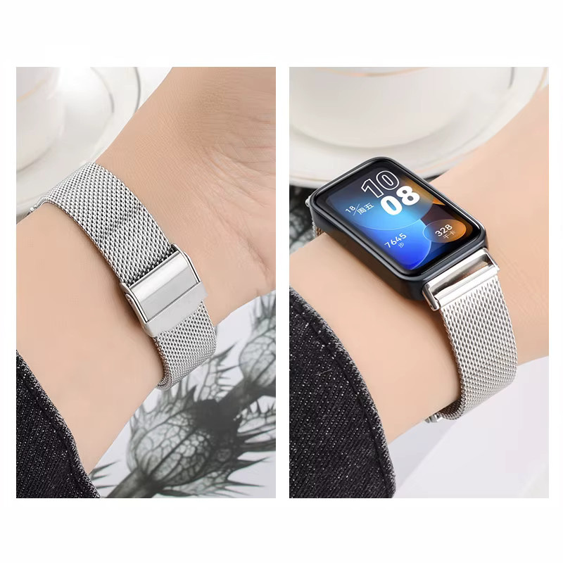 Uhrenarmband Edelstahl, Milanaise, Unisex - Bild 4