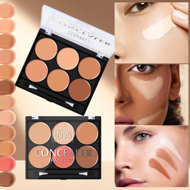 USHAS Concealer Palette, 6 Farben - Bild 1