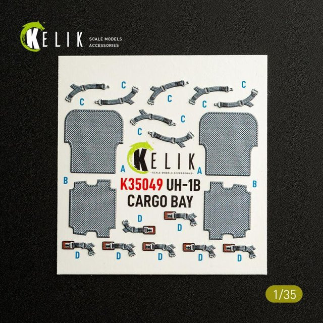 Trumpeter UH-1B Huey Cargo Bay - Interior 3D Decals - Bild 1