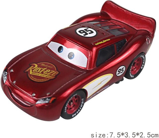 Pixar Disney Lightning McQueen Modell Spielzeugauto, 1:55, Metall, ab 4 Jahren - Bild 1