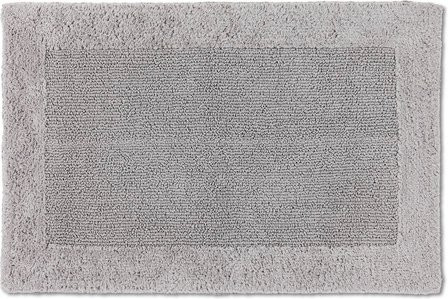 Schöner Wohnen Kollektion Badteppich Bahamas grau mit Bordüre, Breite: 60 cm, Länge: 90 cm - Bild 1