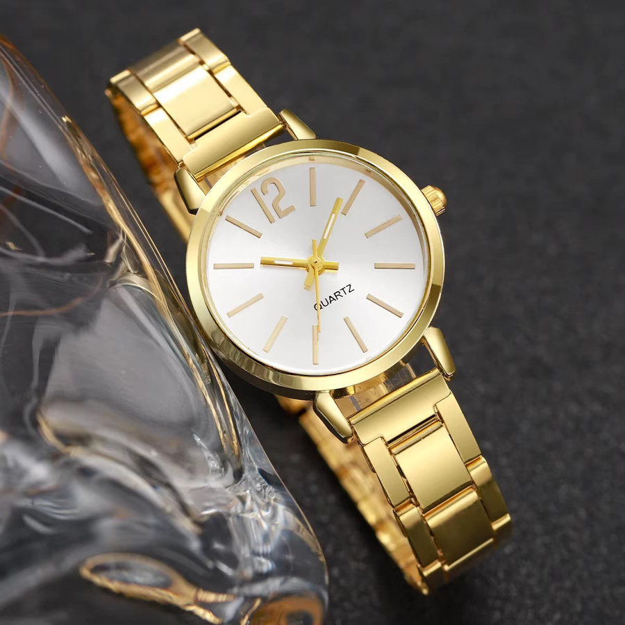 RUNERR Armbanduhr Set, Edelstahl, Quarz, Silber, Damen - Bild 2