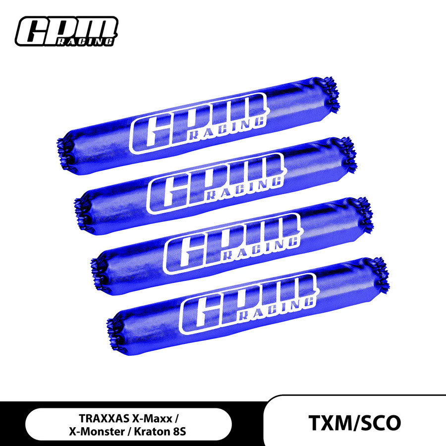TRAXXAS Stoßbandagen für Original- und GPM-Stoßdämpfer, Blau, Zubehör - Bild 2