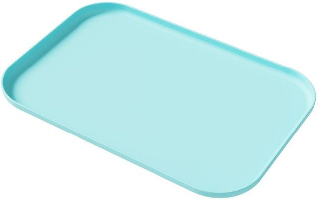 Multifunktionale Silikon-Platzset Matte von SZwatch in Blau für Kinder, Kaffeemaschinenmatte und Haustierfuttermatte mit Rand - Bild 1