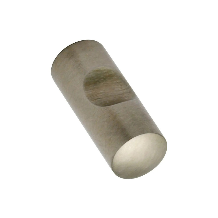 Technik Team Möbelknopf Subra in Edelstahl gebürstet, Farbe Silber, Durchmesser: 10 mm, Tiefe: 24 mm - Bild 2