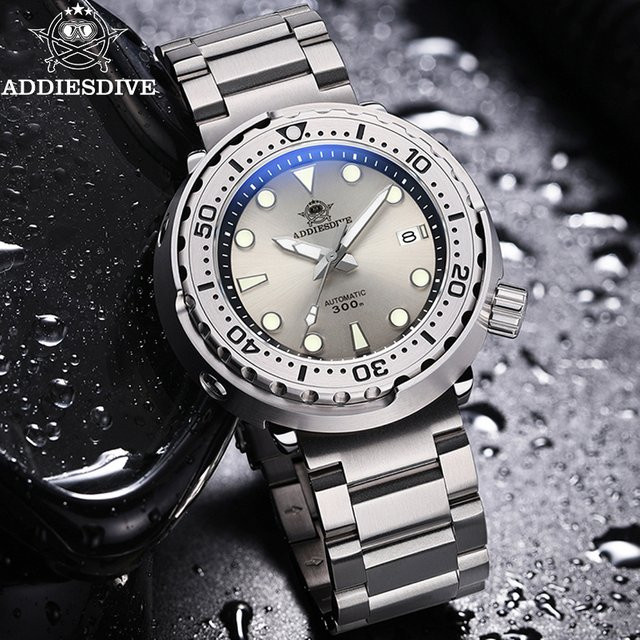 ADDIESDIVE Armbanduhr, Automatik, Edelstahl, Saphirglas, Herren - Bild 1